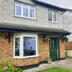 UPVC bay window replacement and front door installation in Dublin home