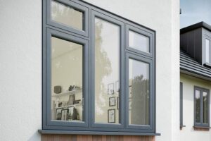 grey upvc windows