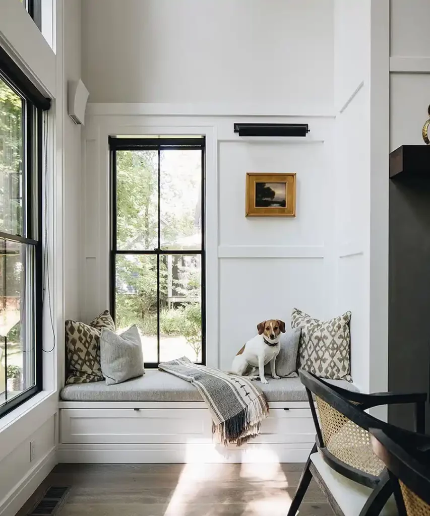 living room that features a double hung window installed by Expert Windows Dublin