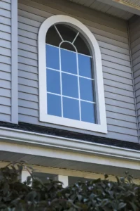 Arched special shape windows installed alongside windows and doors Dublin for a bespoke finish
