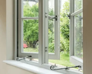 Modern uPVC window in a home fitted with new windows and doors
