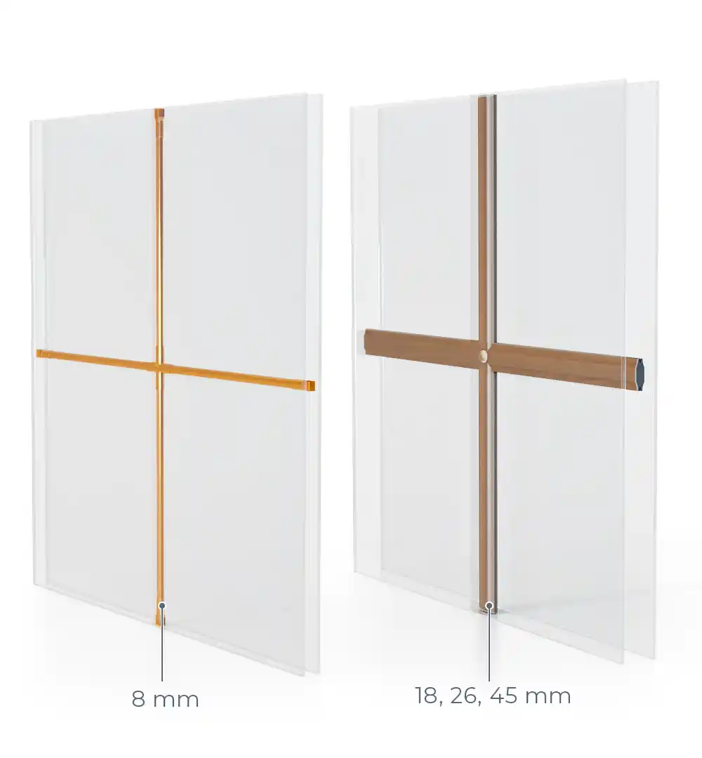 Muntin bars