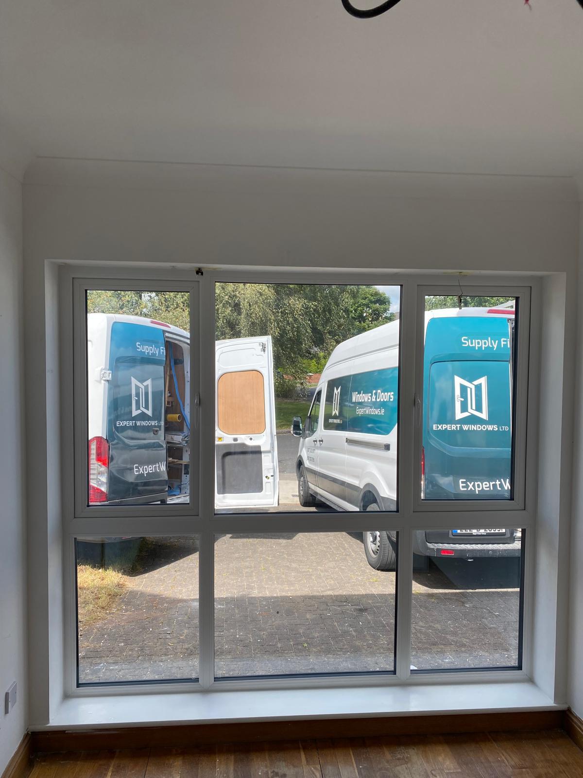 Residential window installation in Dublin featuring pvc windows ireland
