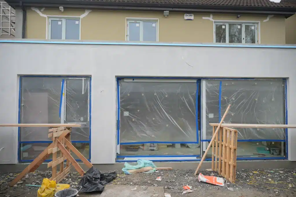 Ongoing installation of new windows and doors in Dublin