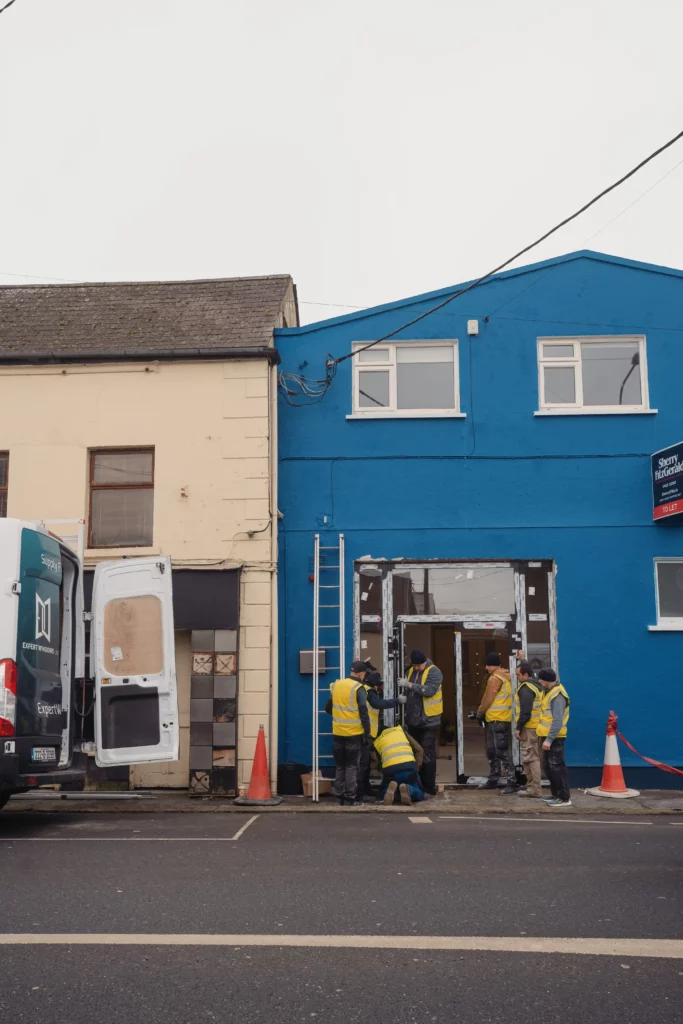 Ongoing windows and doors replacement by Expert Windows and doors team