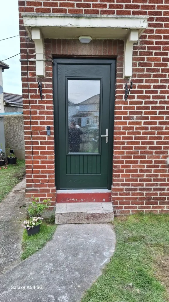 newly installed door in wicklow