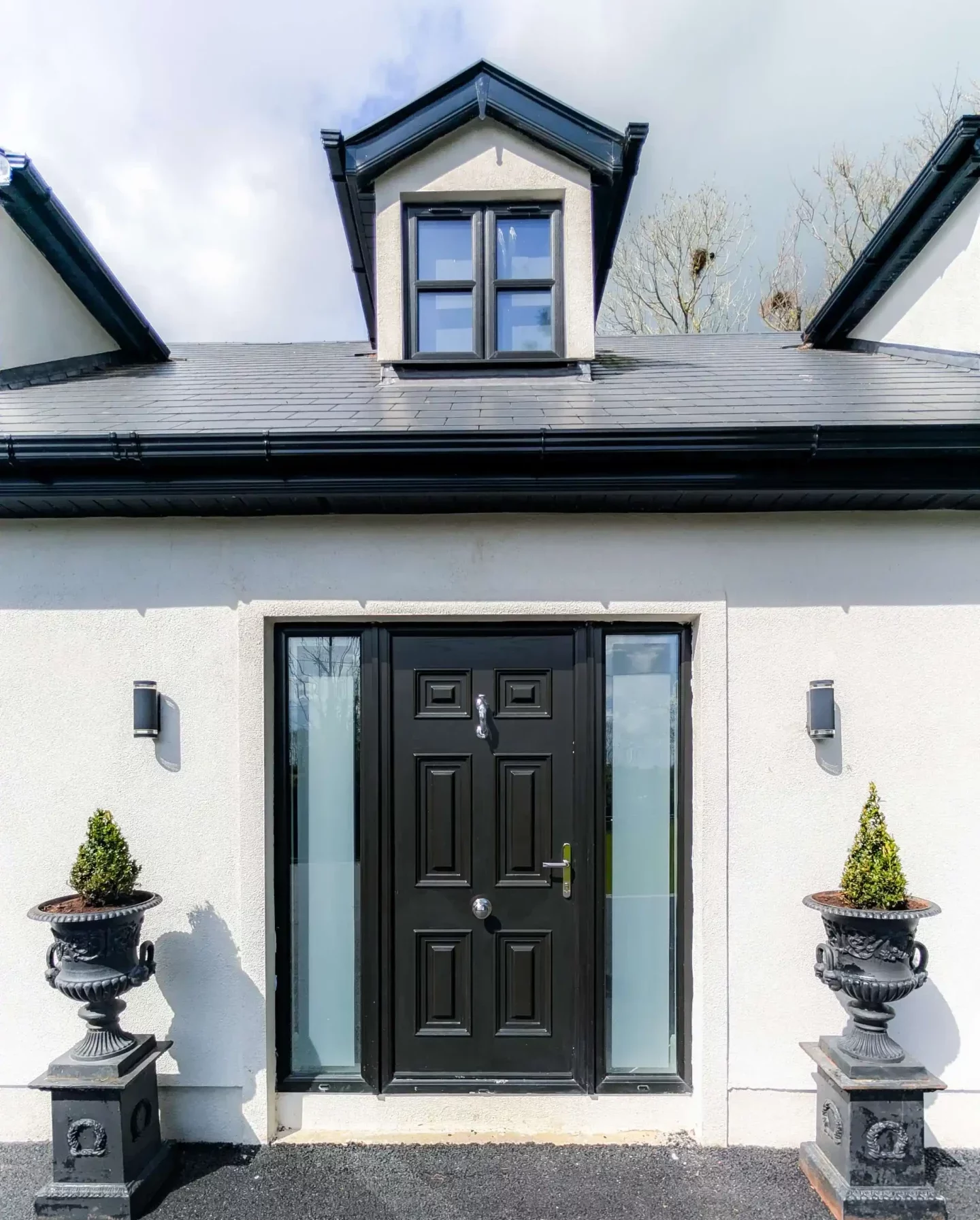 Newly installed Triple glazed windows and doors for a house in Dublin