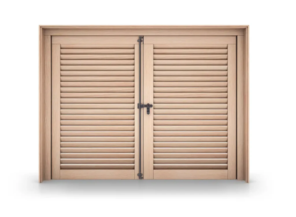 wooden external shutter