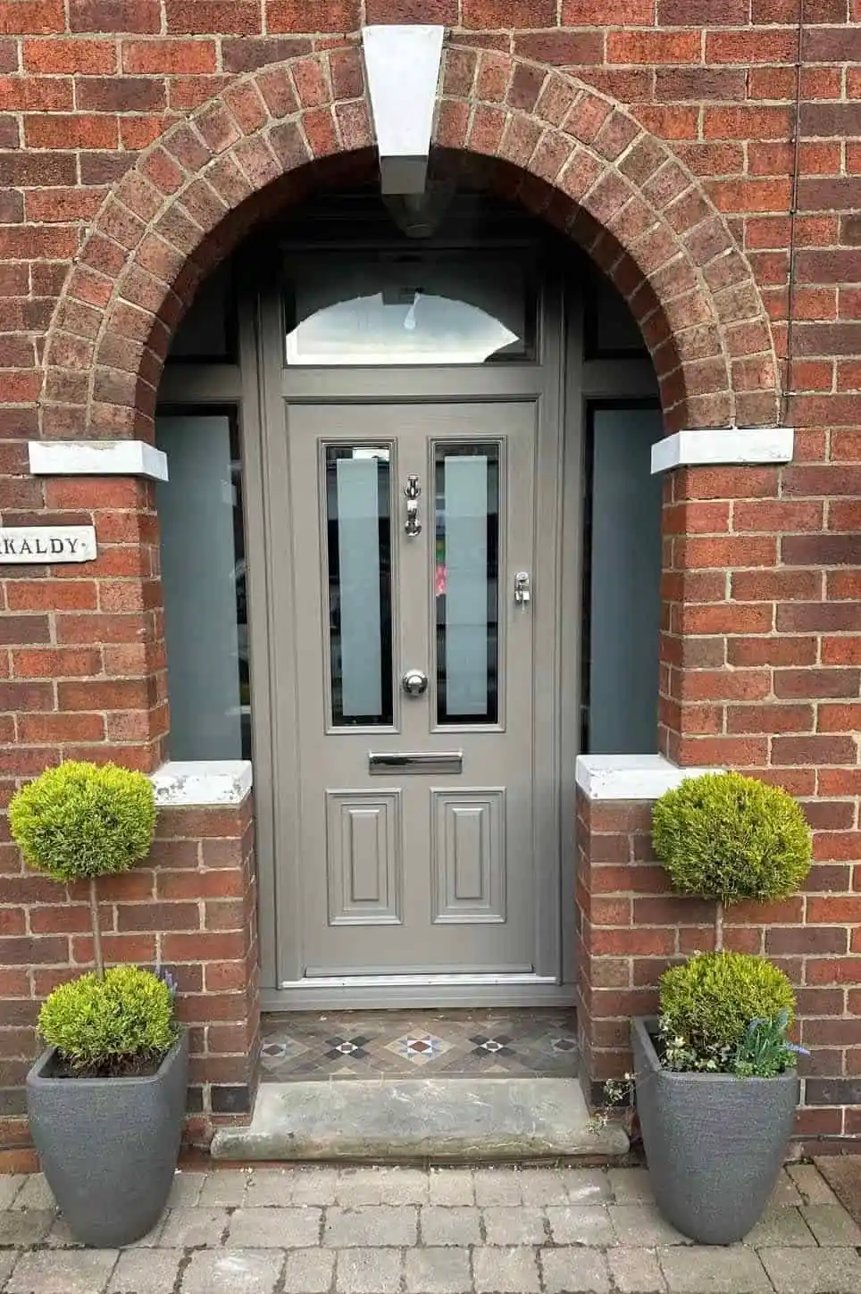 Composite front door