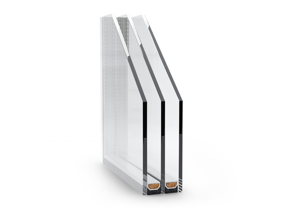 triple glazed windows